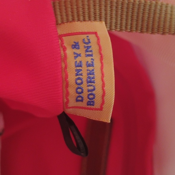 Dooney & Bourke Nylon Leather Drawstring Bucket Bag - Picture 8 of 12